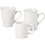 Creativ Company Mokken, H: 7-10 cm, wit, 48 stuk/ 1 doos