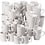 Creativ Company Mokken, H: 7-10 cm, wit, 48 stuk/ 1 doos