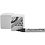 Creativ Company Zout & Peper set, H: 6 cm, afm 5x5 cm, glossy, wit, 6 set/ 1 doos