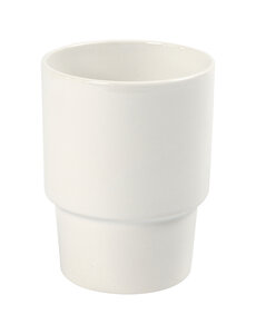 Creativ Company Mok, H: 11 cm, d 8,5 cm, wit, 1 stuk