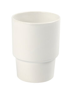 Creativ Company Mok, H: 11 cm, d 8,5 cm, wit, 2 stuk/ 1 doos