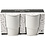 Creativ Company Mok, H: 11 cm, d 8,5 cm, wit, 2 stuk/ 1 doos