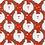 Creativ Company Inpakpapier, Kerstman, B: 50 cm, 80 gr, rood, 5 m/ 1 rol