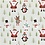 Creativ Company Inpakpapier, Kerstman, sneeuwman, rendier, ijsbeer en pinguïn, B: 50 cm, 80 gr, ice blue, 100 m/ 1 rol