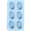 Creativ Company Siliconen vormen, H: 2,4 cm, L: 7,7 cm, B: 6 cm, 6x100 ml, 1 stuk