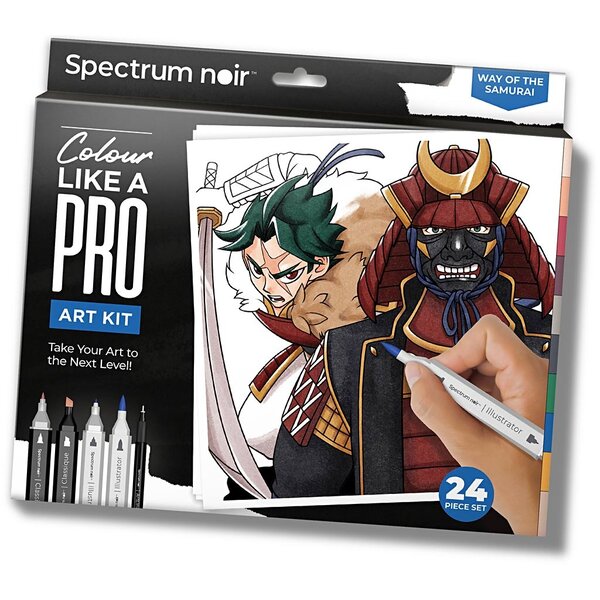 Creativ Company Hobbyset Illustratie, Way of the Samurai, diverse kleuren, 1 doos