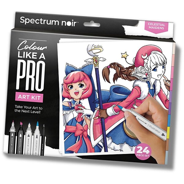 Creativ Company Hobbyset Illustratie, Celestial Maidens, diverse kleuren, 1 doos