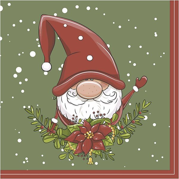 Creativ Company Servetten, Elf, afm 33x33 cm, 20 stuk/ 1 doos