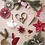 Creativ Company Knippakket, Kerstmis, naturel, rood, wit, 1 doos