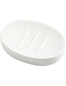 Creativ Company Zeepbakje, H: 2,5 cm, L: 13,5 cm, B: 10 cm, wit, 1 stuk
