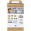 Creativ Company Hobbyset Foam Druk, Versierde dozen en kaarten, beige, mid groen, mint, helder rood, 1 doos