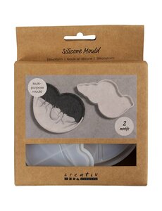 Creativ Company Siliconen vormen, Conchschelp, H: 0,6 cm, L: 12 cm, B: 8-9 cm, 2 stuk/ 1 doos