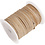 Creativ Company Leerkoord, dikte 2 mm, beige, 50 m/ 1 rol