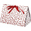 Vivi Gade Cadeaudoos, stippen, afm 15x7x8 cm, 250 gr, rood, 3 stuk/ 1 doos