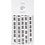 Vivi Gade Cadeaudoosje, badhuis, afm 18x15x6 cm, 300 gr, zwart, wit, 3 stuk/ 1 doos