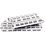 Vivi Gade Cadeaudoosje, badhuis, afm 18x15x6 cm, 300 gr, zwart, wit, 3 stuk/ 1 doos