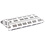 Vivi Gade Cadeaudoosje, badhuis, afm 18x15x6 cm, 300 gr, zwart, wit, 3 stuk/ 1 doos