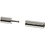 Magnetische sluiting, afm 3x14 mm, gatgrootte 2 mm, verzilverd, 40 stuk/ 1 doos
