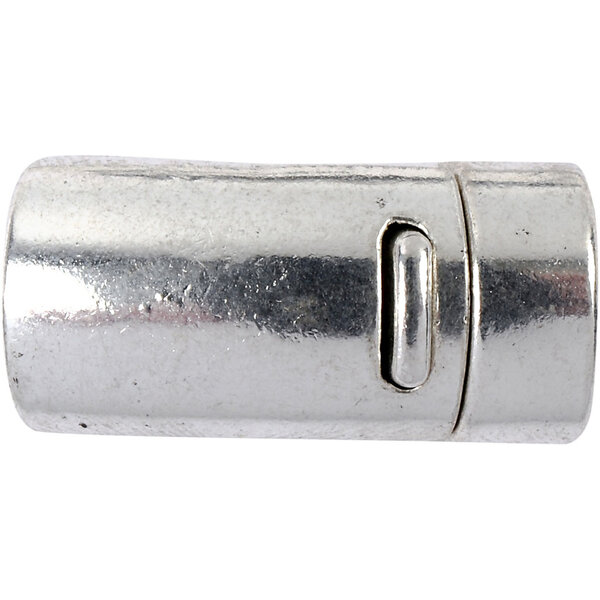Creativ Company Magnetische sluiting, d 26 mm, gatgrootte 10 mm, antiek zilver, 1 stuk
