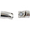 Creativ Company Magnetische sluiting, d 26 mm, gatgrootte 10 mm, antiek zilver, 1 stuk