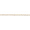 Creativ Company Ketting, L: 80 cm, d 1 mm, verguld, 1 stuk