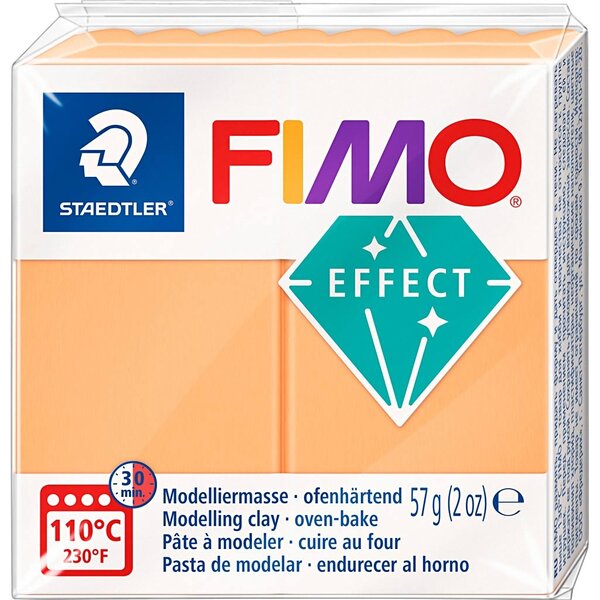 FIMO® FIMO® Effect, neon oranje, 57 gr/ 1 doos
