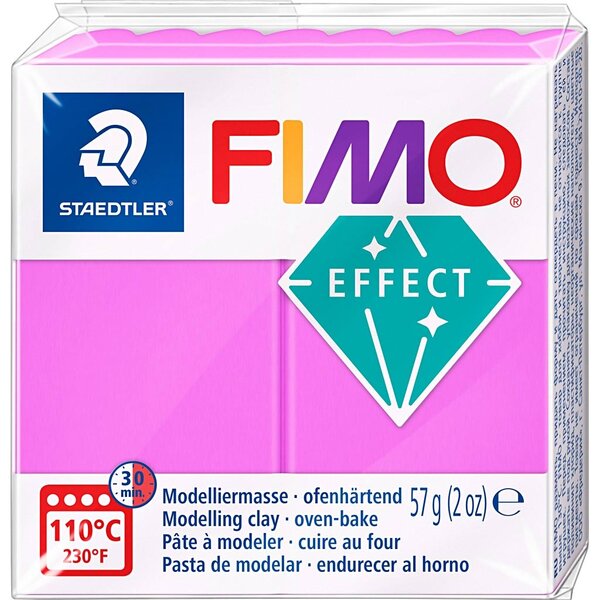 FIMO® FIMO® Effect, neonpaars, 57 gr/ 1 doos