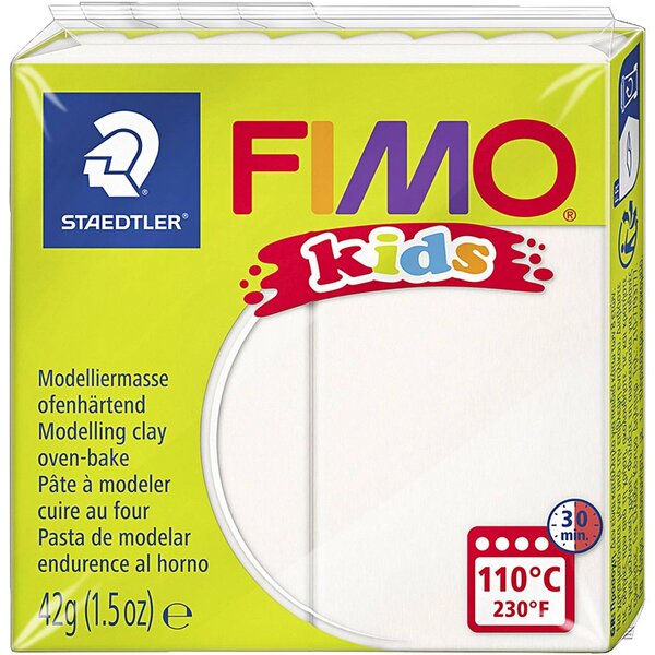 FIMO® FIMO® Kids Boetseerklei, wit, 42 gr/ 1 doos