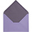 Creativ Company Envelop, afmeting envelop 11,5x16 cm, 100 gr, donkerpaars/paars, 10 stuk/ 1 doos
