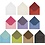 Creativ Company Enveloppen, afmeting envelop 11,5x16 cm, Inhoud kan variëren , 100 gr, diverse kleuren, 30 doos/ 1 doos