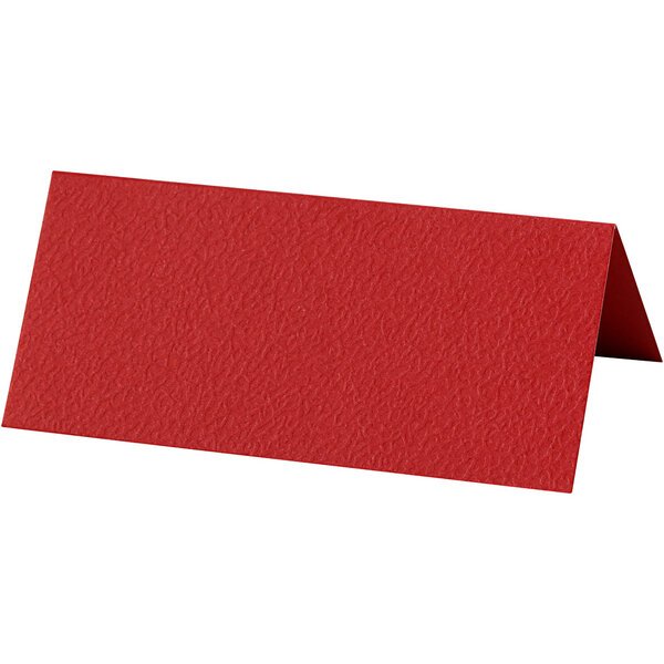 Creativ Company Naamkaarten, afm 9x4 cm, 220 gr, rood, 10 stuk/ 1 doos