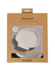 Creativ Company Siliconen vormen, Mosselschelp, H: 2,5 cm, L: 14,5 cm, B: 14 cm, 1 stuk