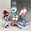 Silk Clay Funny Friends, large, 1 set