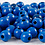 Creativ Company Houten Kralen, d 10 mm, gatgrootte 3 mm, blauw, 20 gr/ 1 doos
