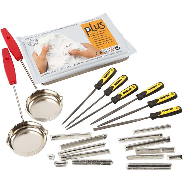 EasyKit Tingieten in klei, 1 set