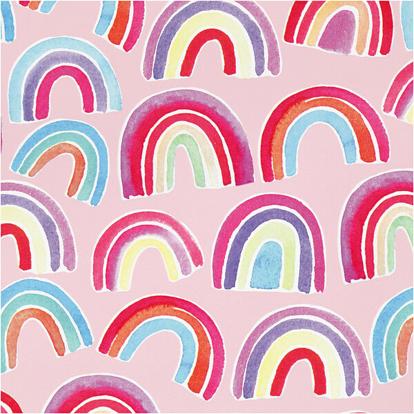 Creativ Company Inpakpapier, regenbogen, B: 35 cm, 100 m/ 1 rol