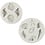 Creativ Company Siliconen vormen, Zeester, grote zeeschelp, schelp, H: 0,3-1 cm, L: 1,3-3,3 cm, 2 stuk/ 1 doos