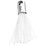 Creativ Company Tassel, L: 10 mm, gatgrootte 1 mm, wit, 5 stuk/ 1 doos