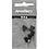 Creativ Company Tassel, L: 10 mm, gatgrootte 1 mm, zwart, 5 stuk/ 1 doos