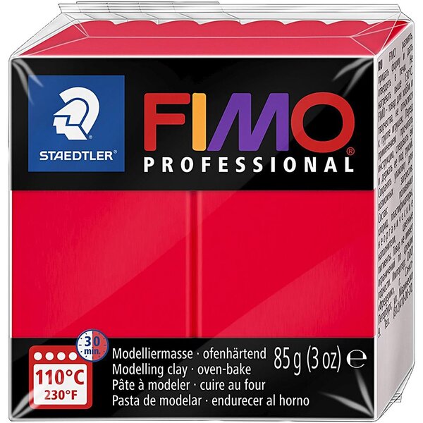 FIMO® FIMO® Professional, rood, 85 gr/ 1 doos