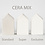 Creativ Company Cera-Mix exclusieve Gipsgietmix, wit, 5 kg/ 1 doos