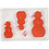 Creativ Company Gietmal, sneeuwpop, H: 6+8+10 cm, D: 9 mm, afm 14,9x22 cm, 1 stuk