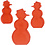 Creativ Company Gietmal, sneeuwpop, H: 6+8+10 cm, D: 9 mm, afm 14,9x22 cm, 1 stuk