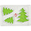 Creativ Company Gietmal, denneboom, H: 6+8+10 cm, D: 9 mm, afm 14,9x22 cm, 1 stuk