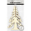 Creativ Company Kerstboom, H: 20 cm, B: 13 cm, 1 stuk