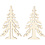Creativ Company Kerstboom, H: 20 cm, B: 13 cm, 1 stuk