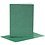 Creativ Company Kaarten en enveloppen, afmeting kaart 10,5x15 cm, afmeting envelop 11,5x16,5 cm, glitter, 110+250 gr, groen, 4 set/ 1 doos