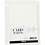 Creativ Company Kaarten en enveloppen, afmeting kaart 10,5x15 cm, afmeting envelop 11,5x16,5 cm, glitter, 120+250 gr, wit, 4 set/ 1 doos