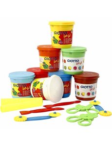 GIOTTO Boetseerklei, diverse kleuren, 8x220 gr/ 1 doos