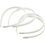 Creativ Company Haarbanden, B: 13 mm, wit, 5 stuk/ 1 doos